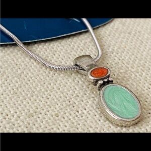 New DANFORTH Fusion Summer 18" Sterling Silver Snake Chain Necklace